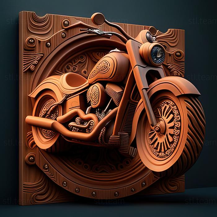 3D модель Harley Davidson Fat Boy (STL)